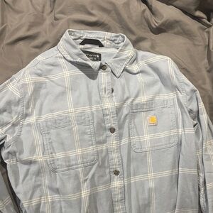 Carhartt Light Blue Checkered Shirt